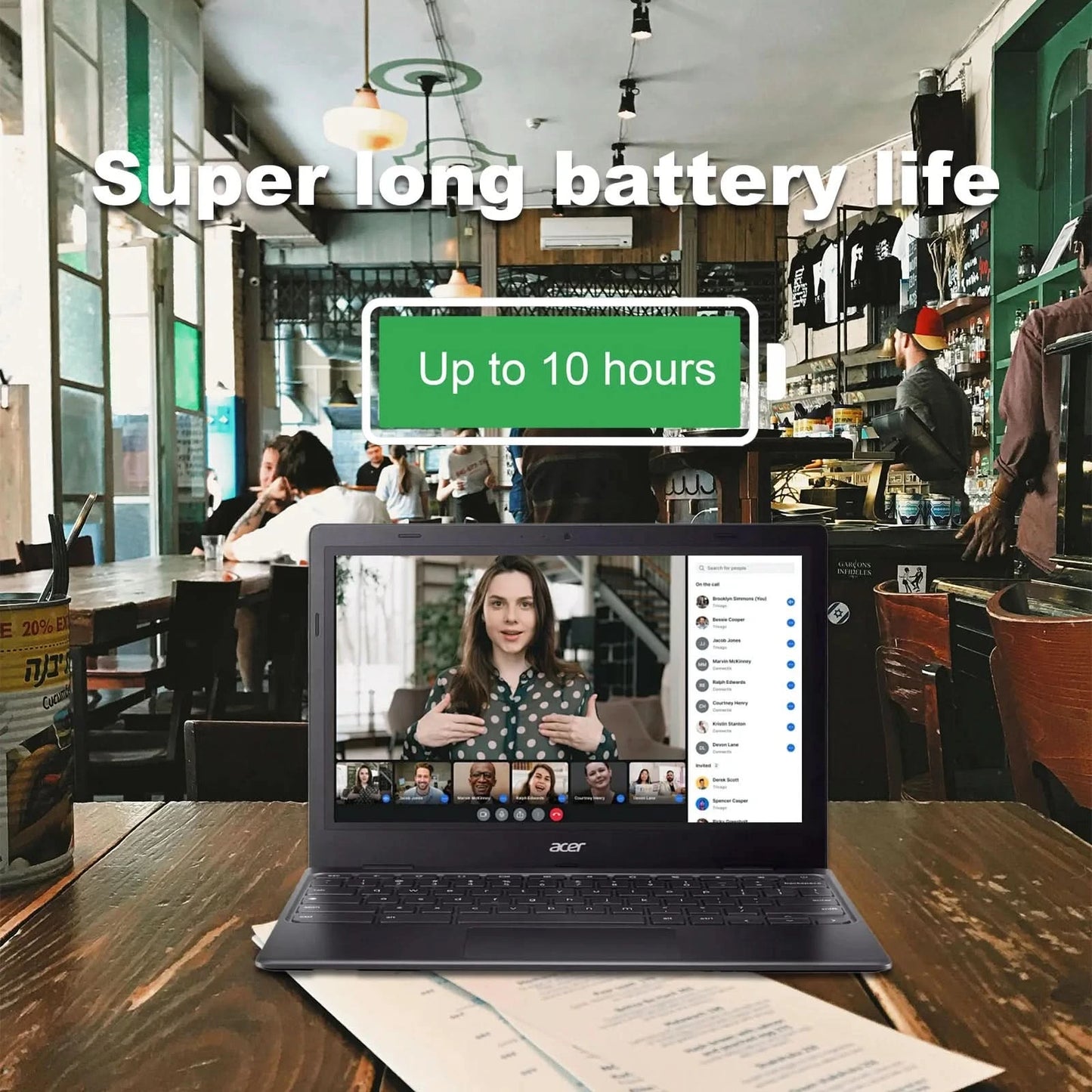 acer 311 Chromebook Laptop, 11.6'' HD Display, 4GB LPDDR4 RAM, 64GB EMMC, Intel N4500, Intel UHD Graphics, 10 Hours Battery Life