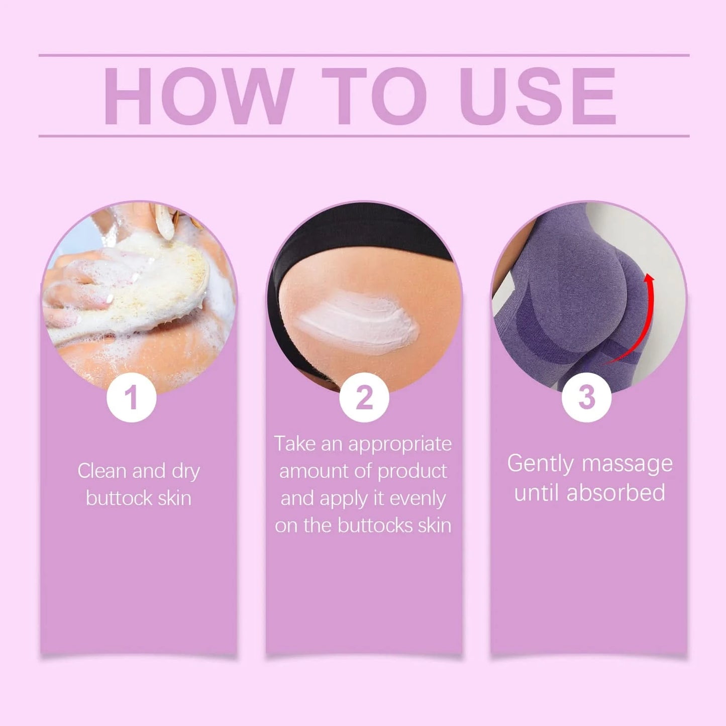 Oceaura Butt Care Cream Beauty Body Shaping Firming Skin Reduce Sagging Lifting Non-greasy Smoothing Butt Enhancement Cream - M & M Global
