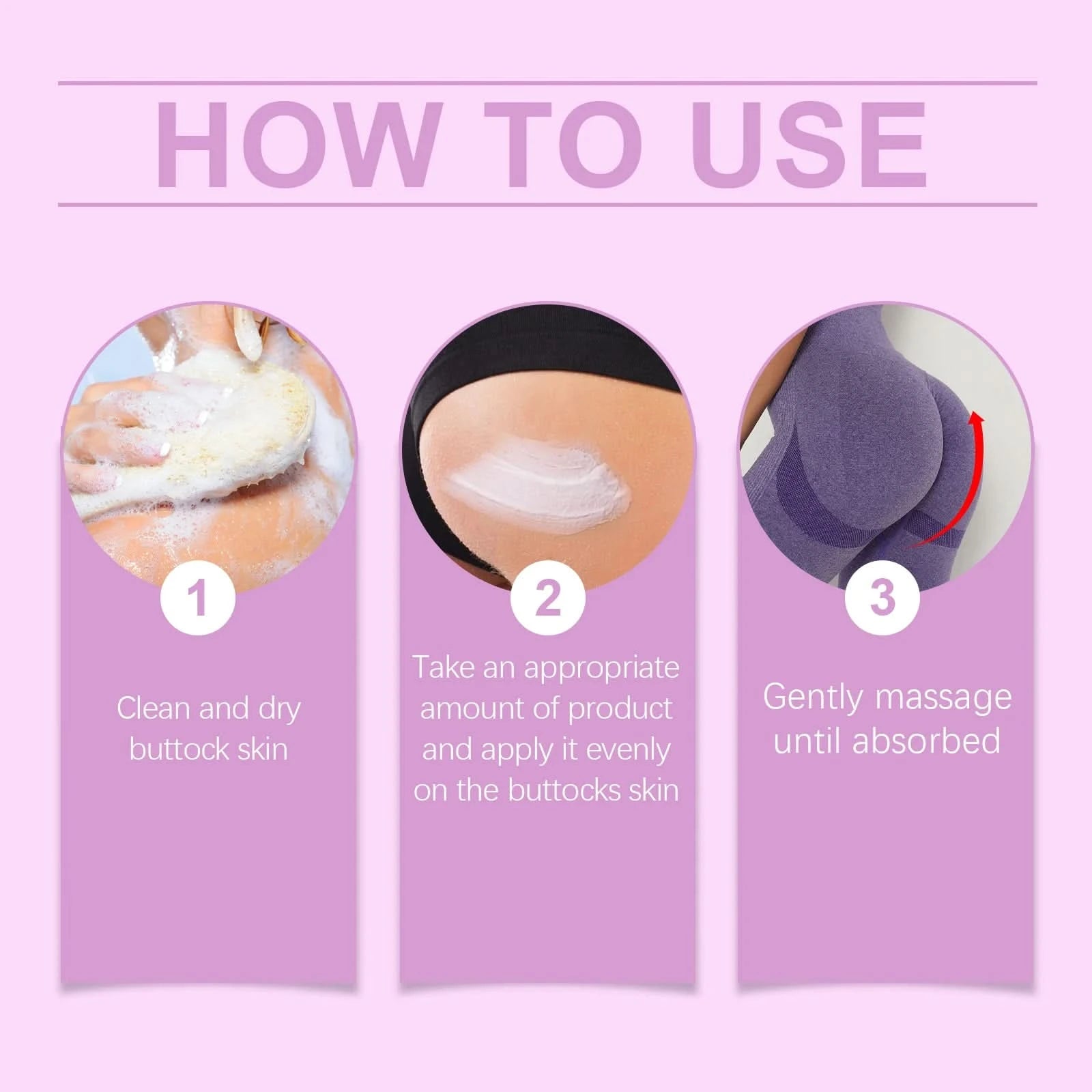 Oceaura Butt Care Cream Beauty Body Shaping Firming Skin Reduce Sagging Lifting Non-greasy Smoothing Butt Enhancement Cream - M & M Global