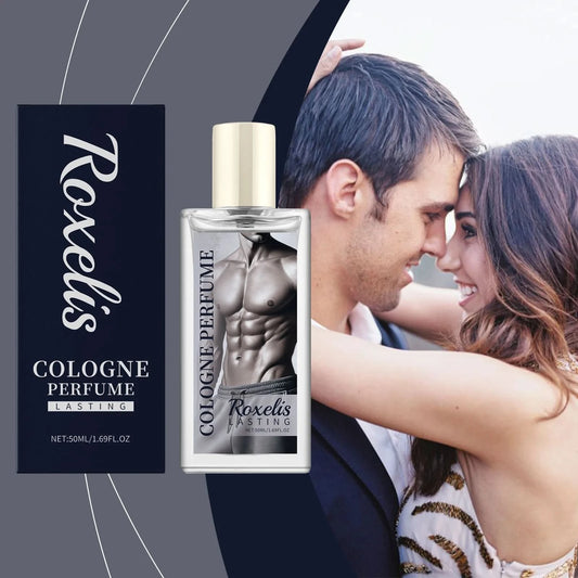 Roxelis 50ml Cologne Pheromone Men Perfume Spray Charming Elegant Cologne Odor Remove Dating Flirt Atmosphere Glamour Perfume - M & M Global