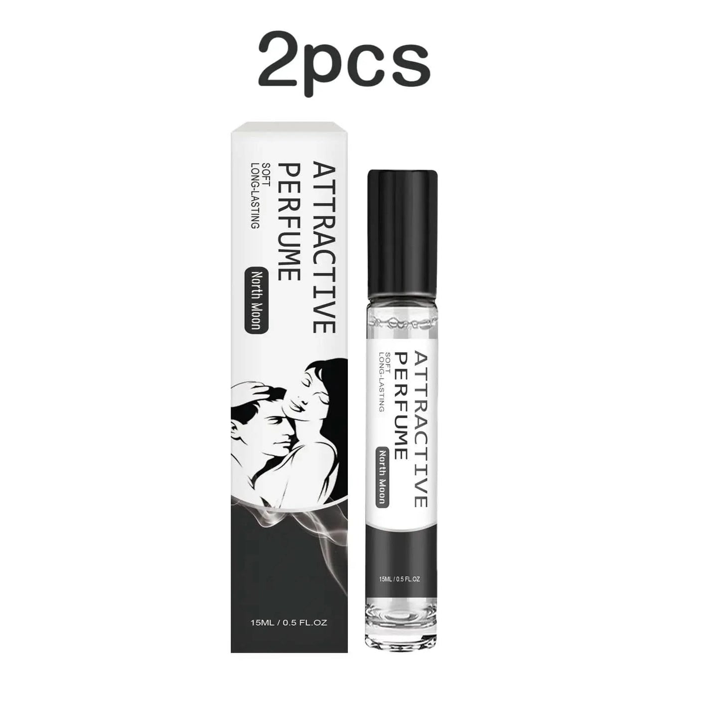 North Moon 15ml Pheromone Perfume Oil Roller Ball Long Lasting Flirting Freshing Fragrance Daliy Dating Attract Charming Perfume - M & M Global