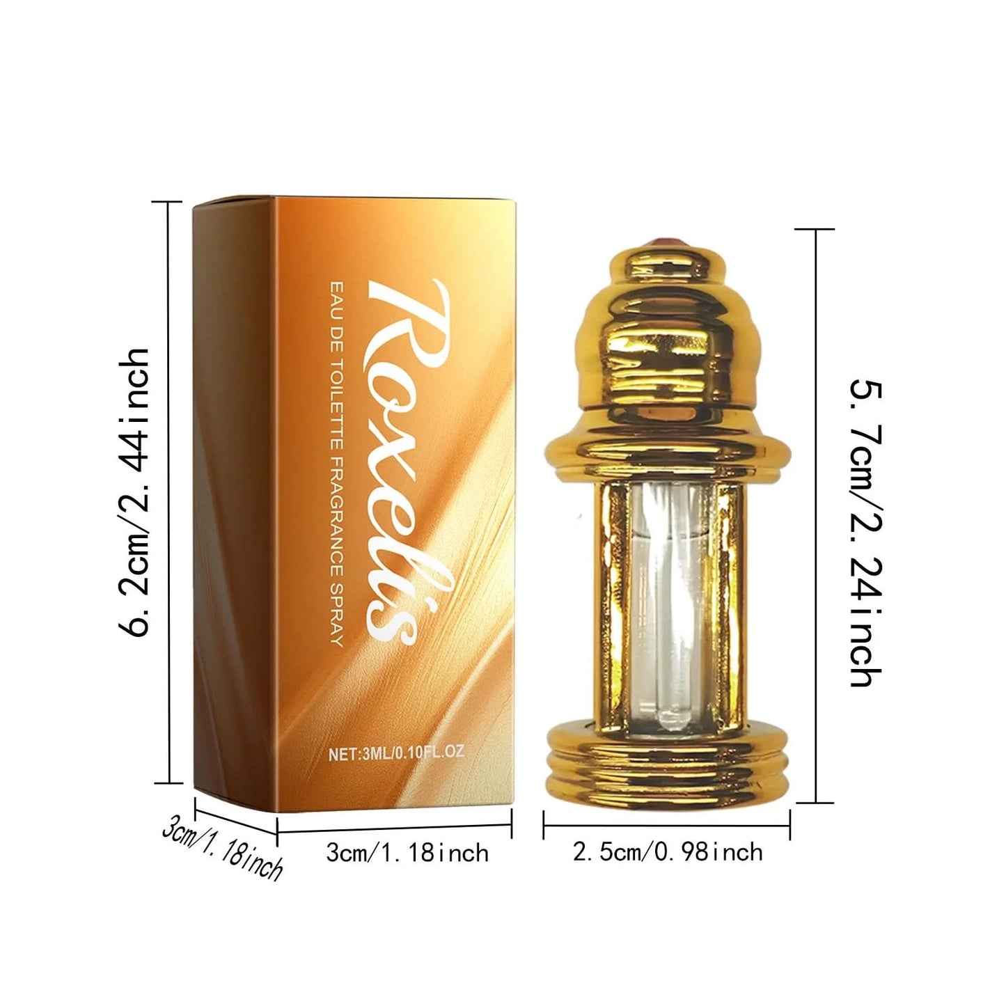 Roxelis 3ml Long Lasting Fragrance Perfume Natural Refreshing Light Ocean Scent Dating Attracts Love Deodorant Pheromone Perfume - M & M Global