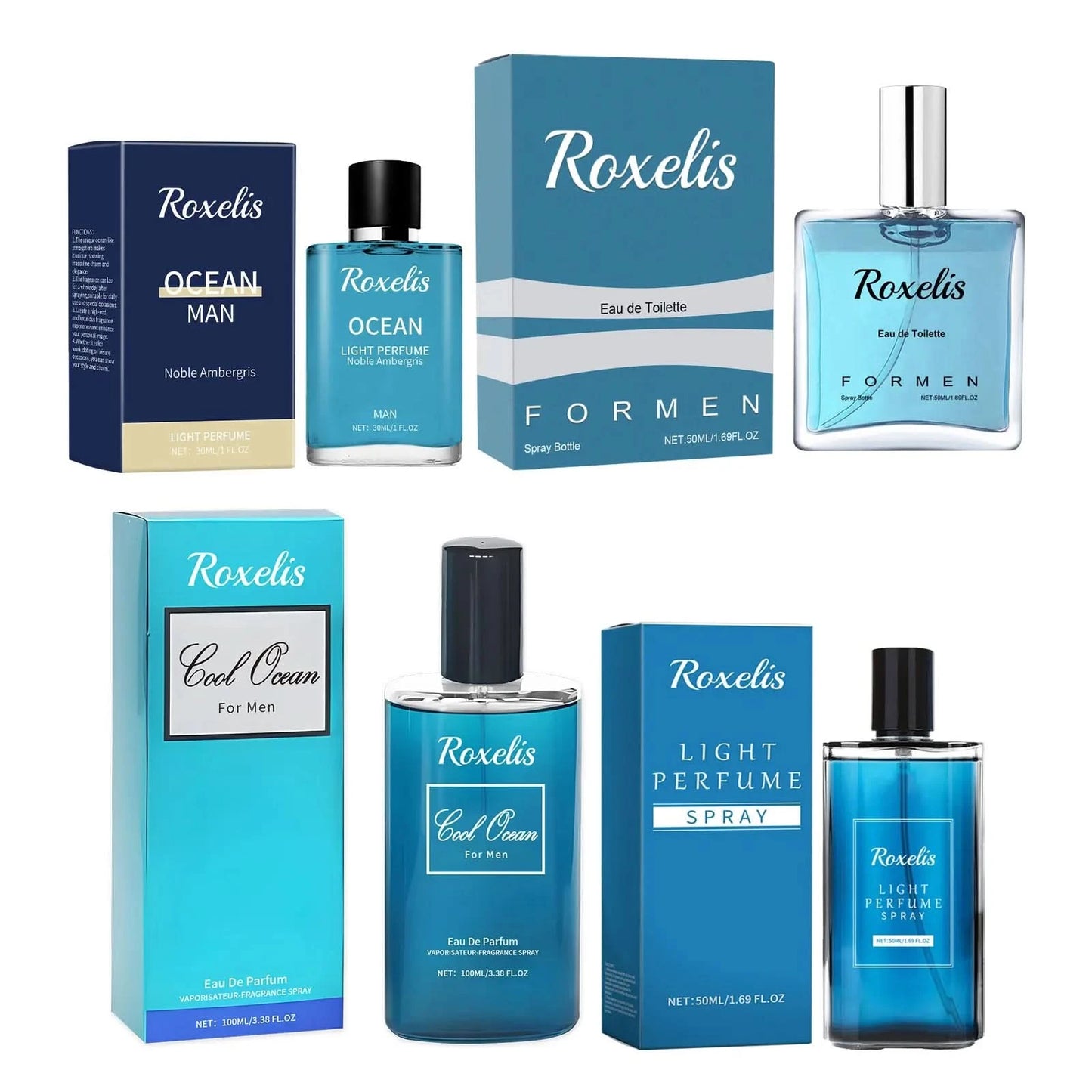 Roxelis Pheromone Light Perfume Spray For Men Lasting Fragrance Scent Of Fresh Natural Elegant Release Charming Dating Perfume - M & M Global