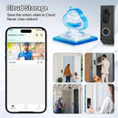 S7 1080P Wireless Video Doorbell Camera WiFi Smart Door Bell IP66 Smart Home Security Motion Detect Night Vision Intercom Bell - M & M Global