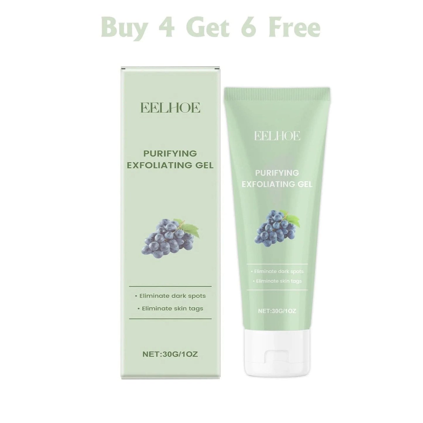 Facial Exfoliating Gel Skin Care Deep Cleaning Face Scrub Skincare Product Hyaluronic Acid Repair Facial Moisturizing Face Gel - M & M Global