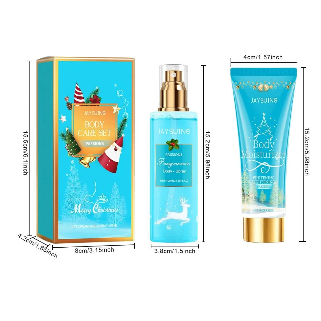 Jaysuing 200ml Scented Moisturizing Cream Spray Long Lasting Fragrance Body Lotion Moisturizing Deodorant Portable Aroma Refresh - M & M Global
