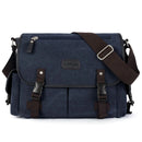 Messenger Bag for Men Retro Canvas Satchel Casual Briefcases Laptop Bag Fit 13Inch,Water Resistant Crossbody College Satchel Bag - M & M Global