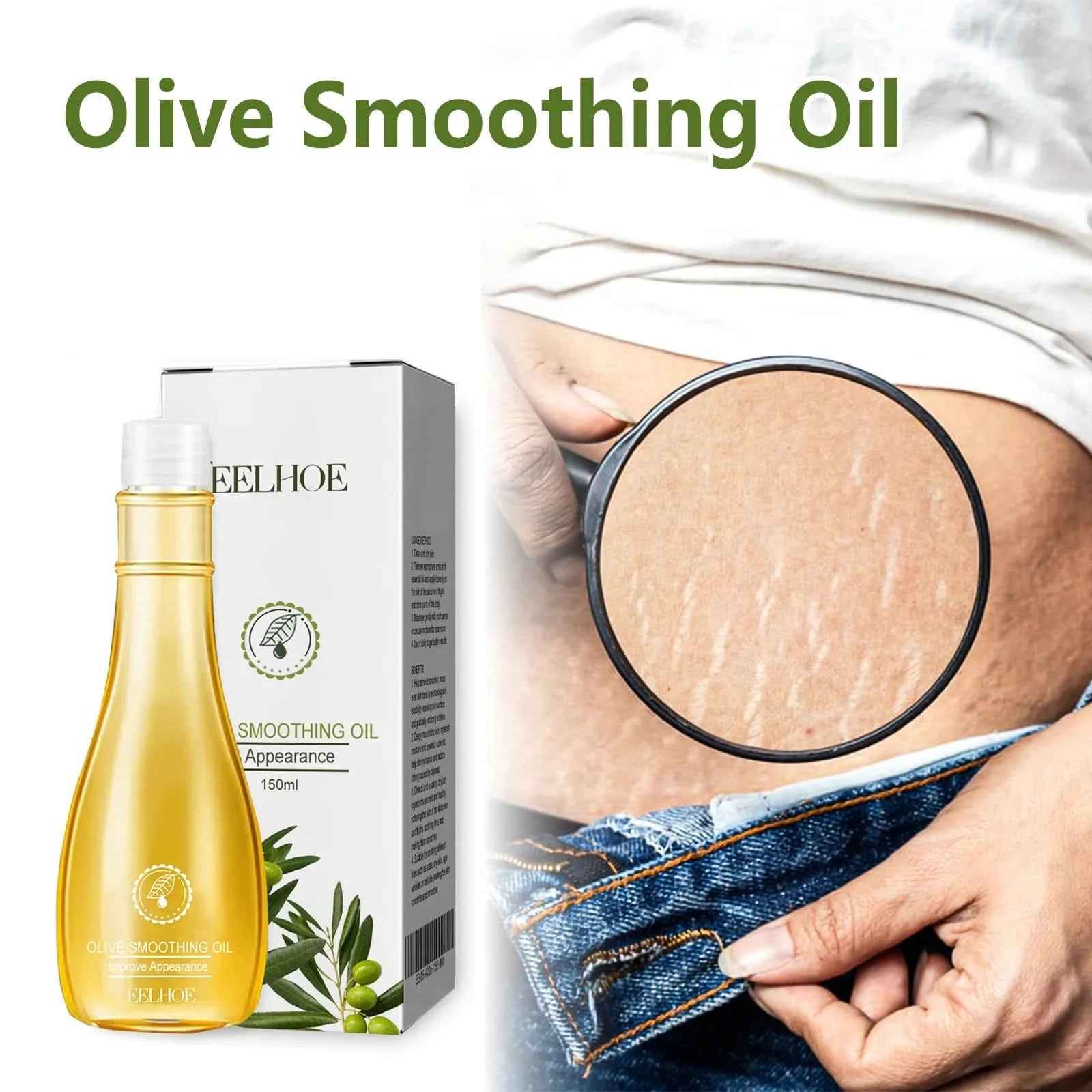 EELHOE Olive Skin Care Oil Temperature and Moisturizing Softening Firming Skin Nourishing Body Skin Care Oil Multi-Purpose Care - M & M Global