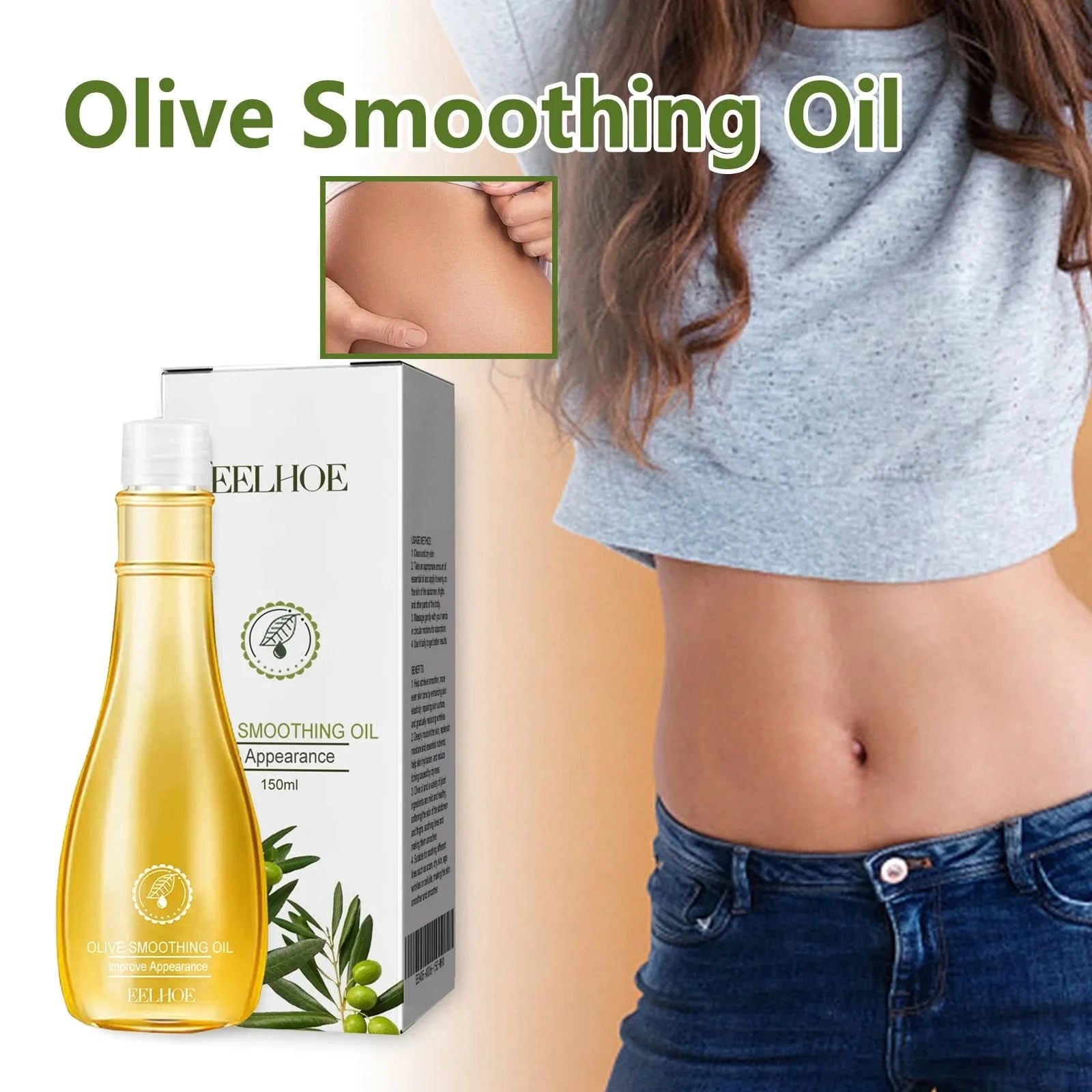 EELHOE Olive Skin Care Oil Temperature and Moisturizing Softening Firming Skin Nourishing Body Skin Care Oil Multi-Purpose Care - M & M Global