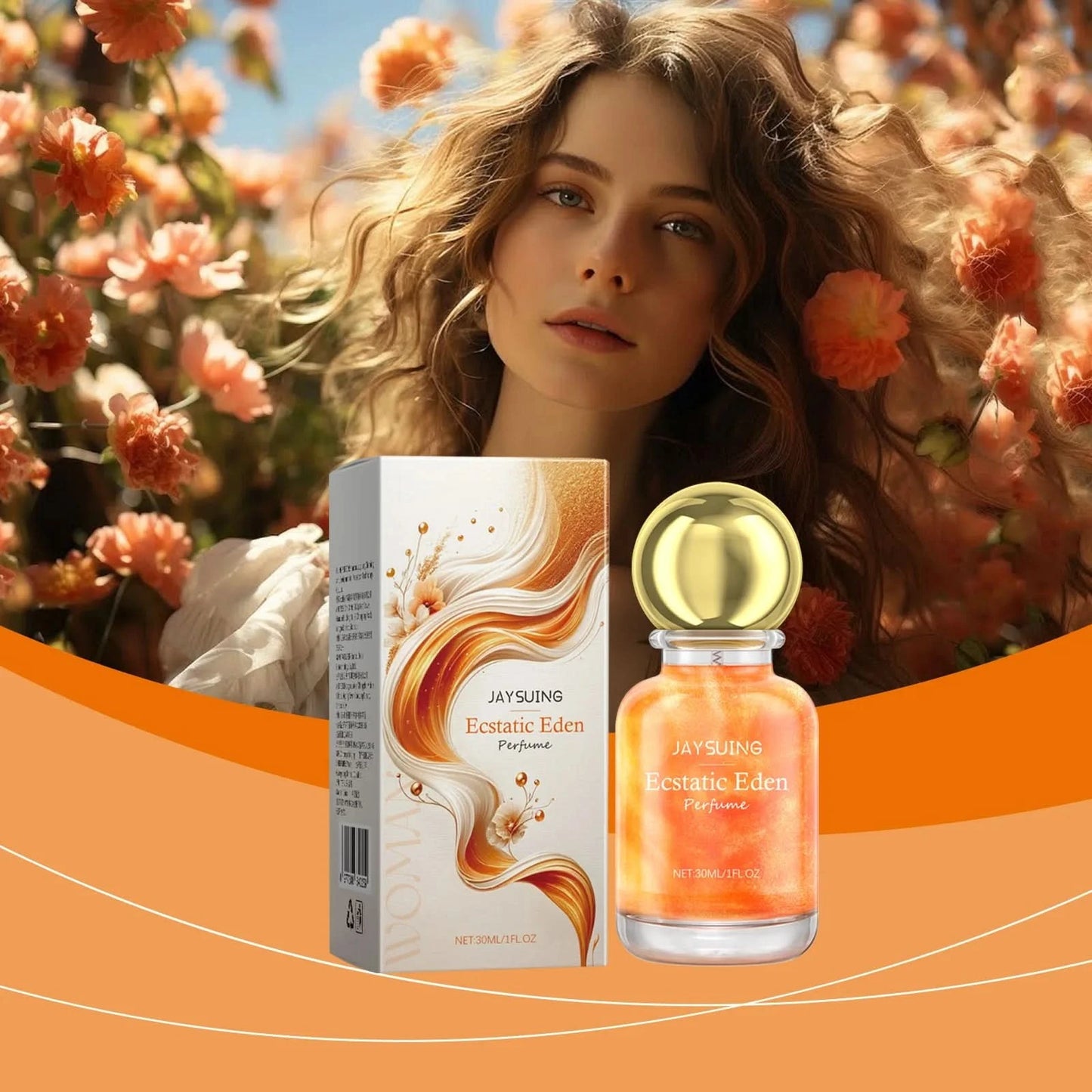 Jayswing Carnival Garden of Eden Perfume Perfume Leaves Fragrance Fresh Natural Charm Fragrance Water Date Atmosphere 30 ml - M & M Global
