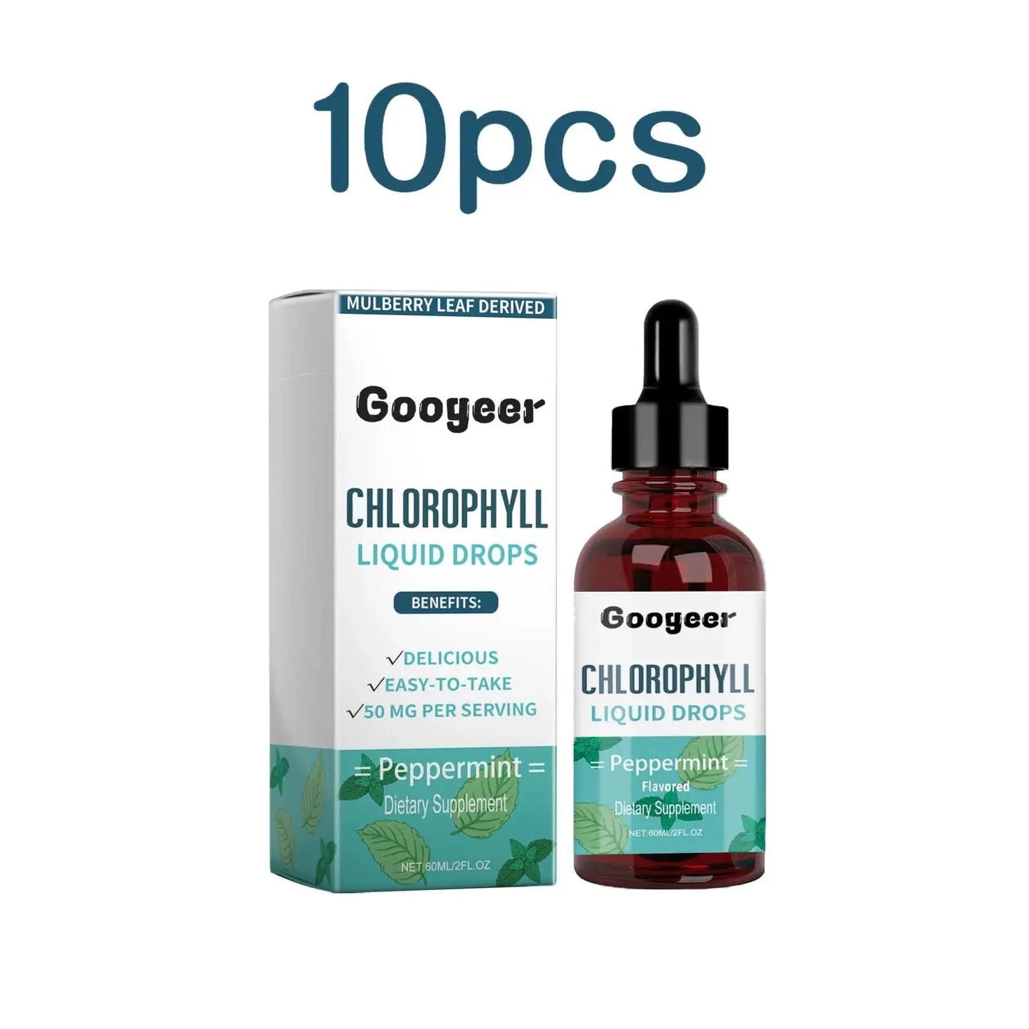 Googeer 60ml Dietary Energy Enhancement Drops Remove Oral Odor Improve Health Shaping Body Curve Enhance Immune Lose Weight Drop - M & M Global