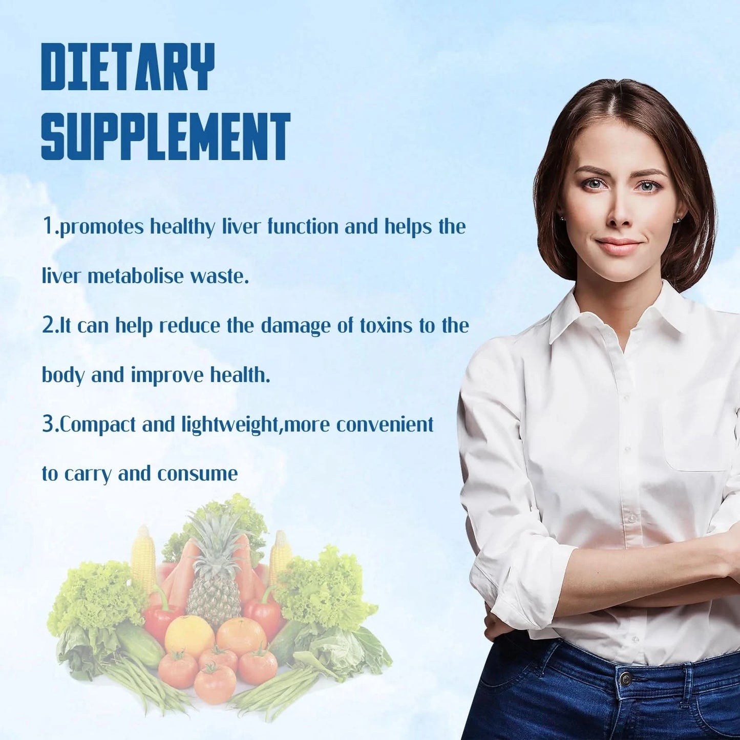 Googeer 30ml Dietary Supplement Drops Support Immunity Relieve Fatigue Stress Relaxing Body Liver Healthy Care Oral Drops - M & M Global