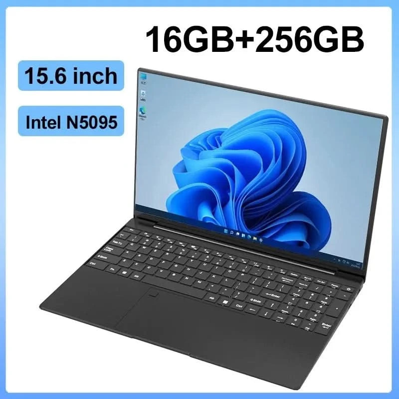 Notebook 15.6 inch  32GB Ram DDR4 2TB SSD Windows 11 10  Laptop Gamer Intel N5095  Office Computer Backlit Fingerprint