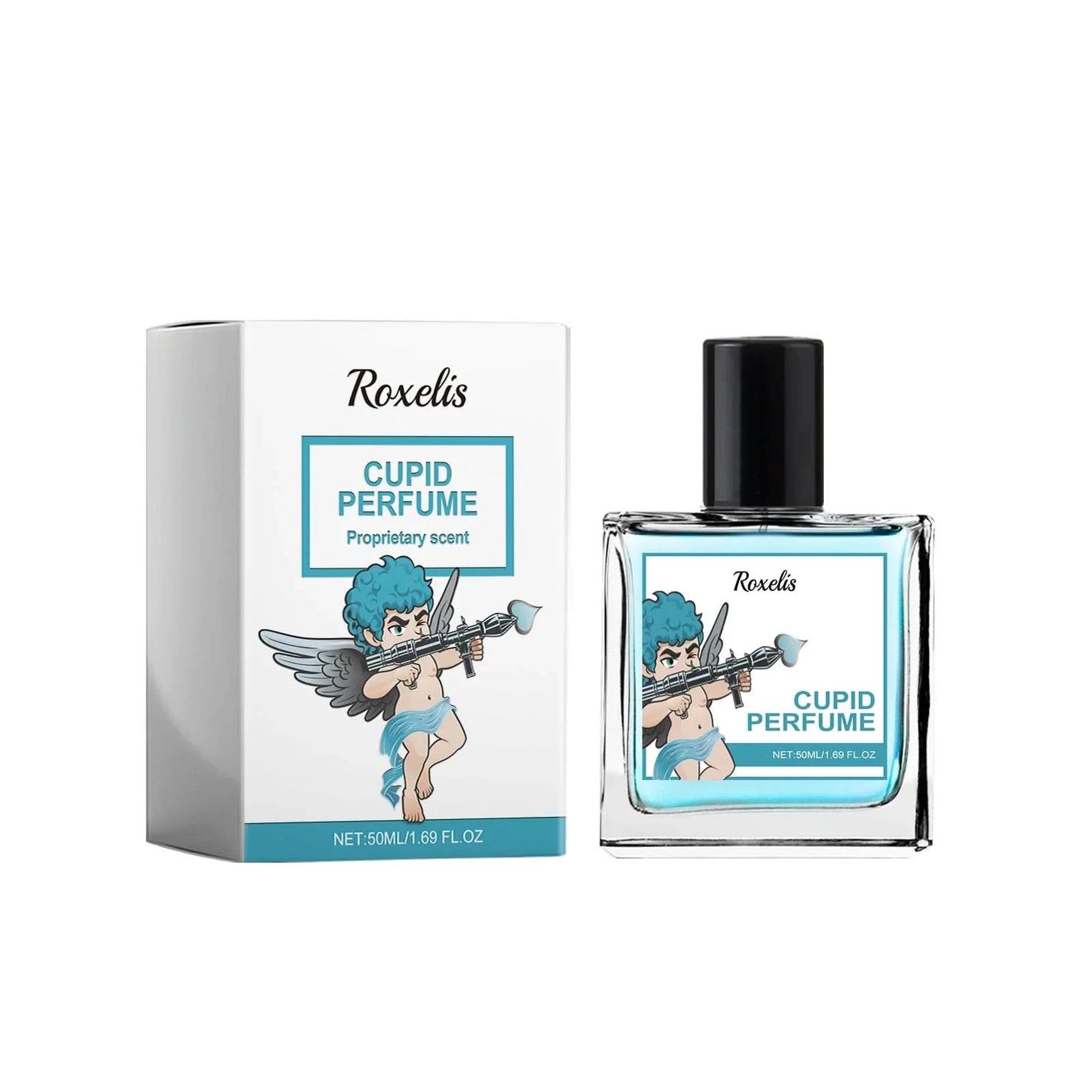 Roxelis 50ml Cologne Cupid Charm Perfume Natural Fragrance Flirting Long Lasting Pheromone Romantic Dating Atmosphere Perfume - M & M Global