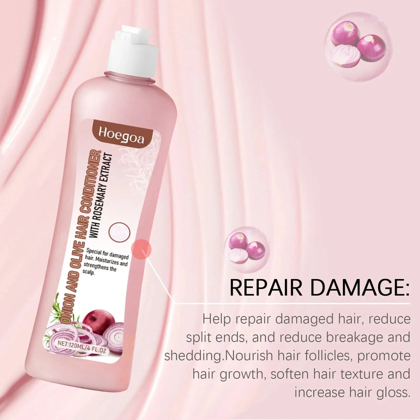 Hoegoa Natural Hair Care Set Nourishing Scalp Strengthening Hair Roots Deep Cleaning Dirt Oil Control Smoothing Hair Wash Set - M & M Global