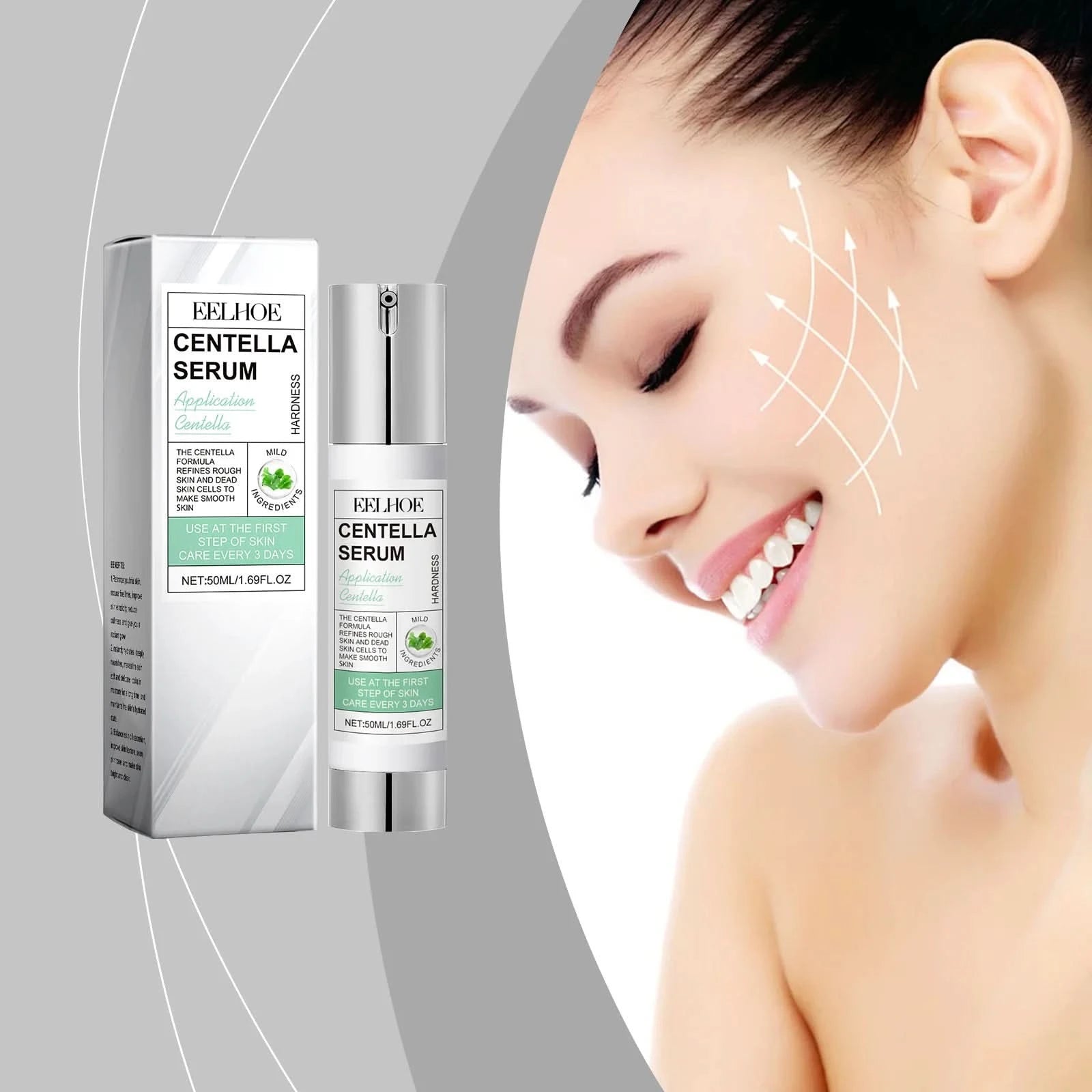 Face Essence of Centella Asiatica Moisturizing Facial Serum Brighten Smooth Skin Care Rejuvenation Pore Refining Resurfacing - M & M Global