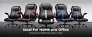 Office Chair: High Back Ergonomic W/ 3D Adjustable Lumbar, Headrest, Footrest, Reclining Mesh & Linkage Armrest