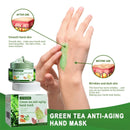 Jaysuing 50g Green Tea Exfoliating Hand Mask Moisturizing Whitening Anti Wrinkle Remove Dead Skin Calluses Nourishing Hand Mask - M & M Global