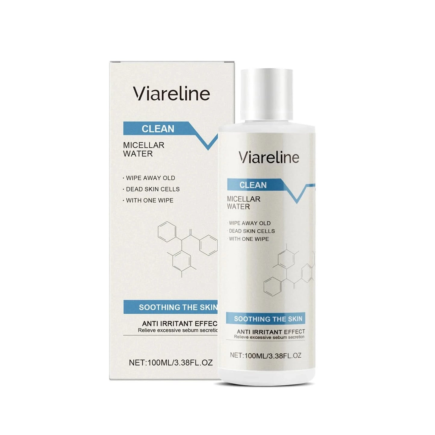 Viareline Soothing Repair Facial Care Series Moisturizing Skin Oil Control Brighten Skin Tone Clean Pores Tender Face Care Set - M & M Global