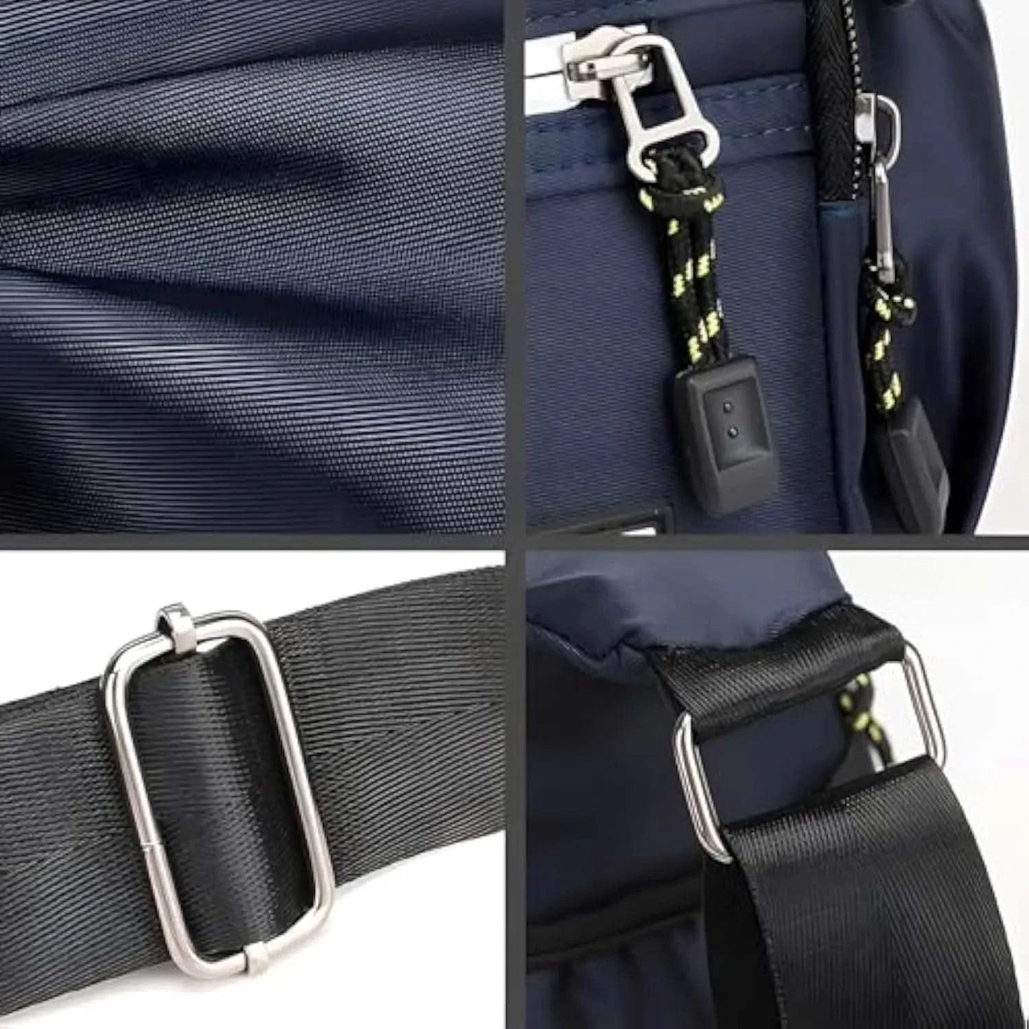 Design Oxford Shoulder Bag Large Capacity Men's Casual Multi-layer Pocket Fashion Single Shoulder Crossbody Luxury Messenger Bag - M & M Global