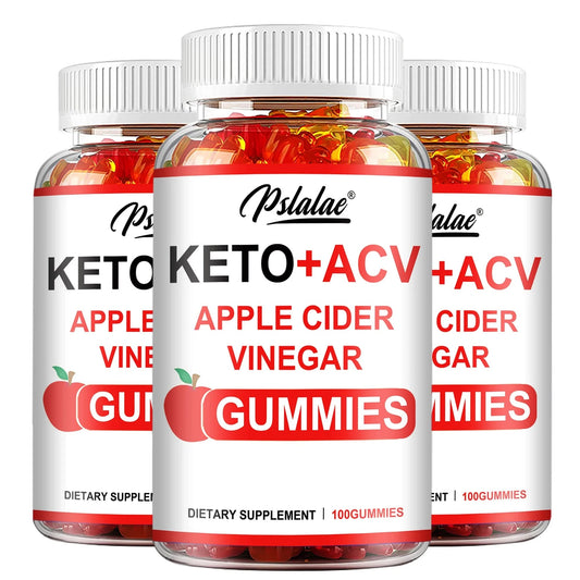 Keto + Acv Gummies - Healthy Weight Management, Accelerated Fat Burning, Whitening Skin - 100 Gummies - M & M Global