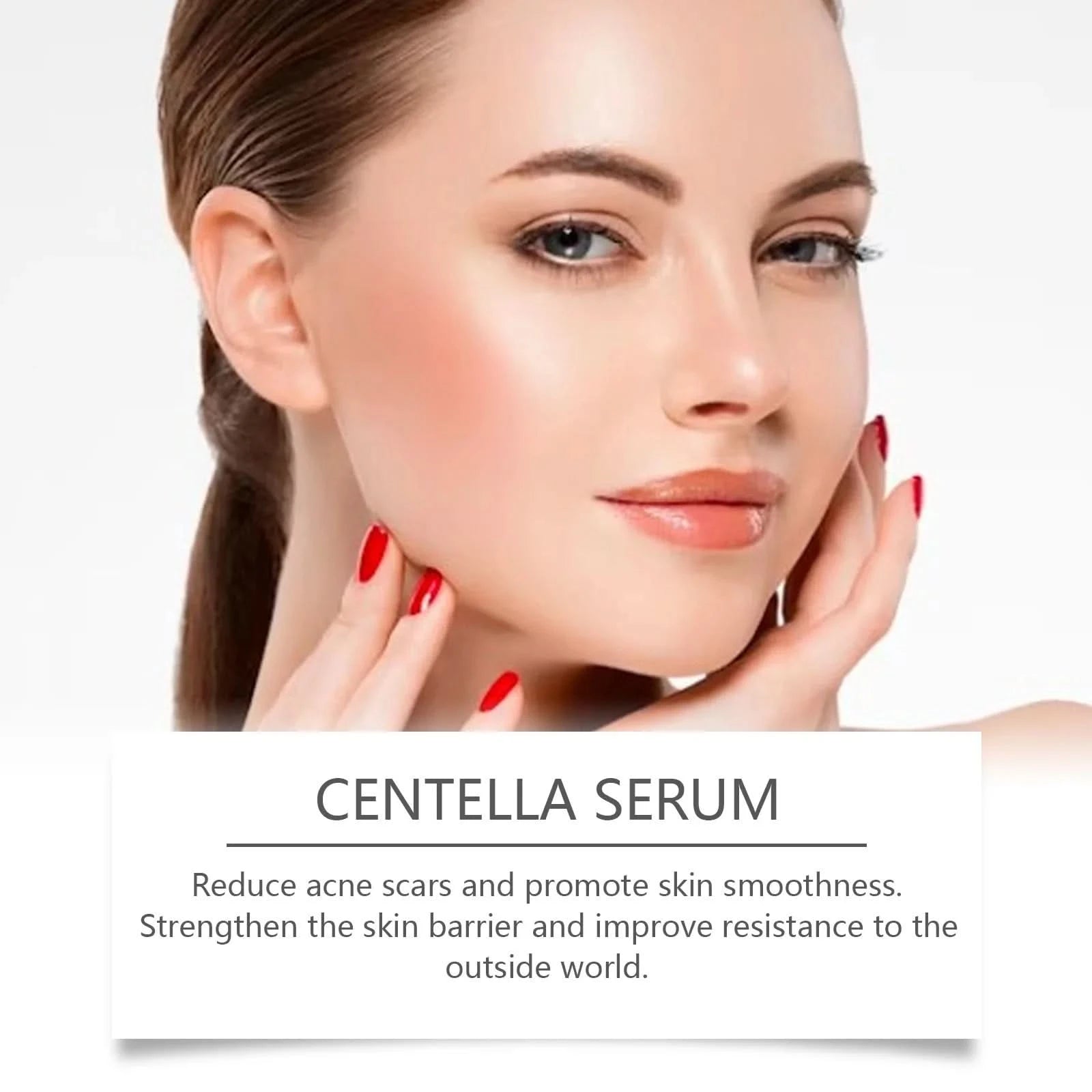 Face Essence of Centella Asiatica Moisturizing Facial Serum Brighten Smooth Skin Care Rejuvenation Pore Refining Resurfacing - M & M Global