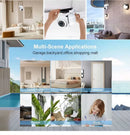 8MP Wifi IP Wireless Security Surveillance PTZ Camera 4X Zoom Cameras Tracking Two-way Audio HD Night Color Cam - M & M Global