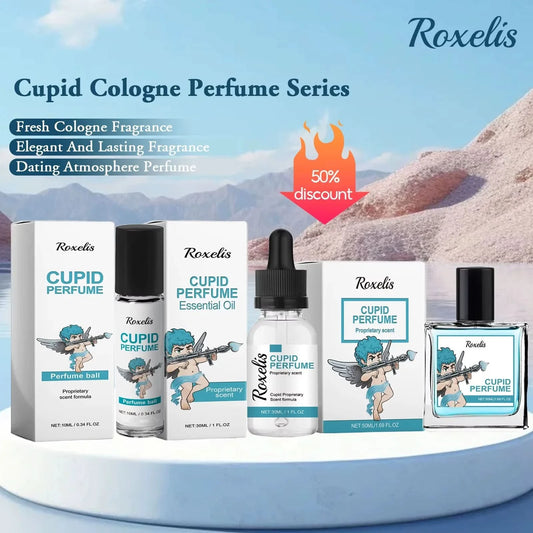 Roxelis 50ml Cupid Cologne Charming Perfume Series Lasting Pheromone Fragrance Light Scent Flirting Refreshing Air Aroma Spray - M & M Global