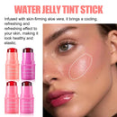EELHOPE Water Jelly Tint Stick Lasting Waterproof Sweatproof Moisturize Facial Makeup Brightening Lip Gloss Face Blusher Stick - M & M Global
