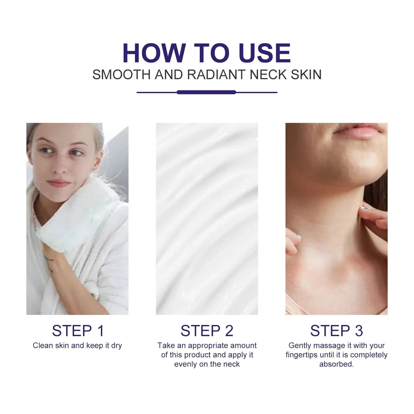 Hoygi Neck Care Cream Deeply Moisturizing Fade Fine Lines Brightening Skin Tone Remove Neck Wrinkles Firming Neck Cream - M & M Global