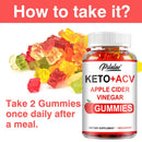Keto + Acv Gummies - Healthy Weight Management, Accelerated Fat Burning, Whitening Skin - 100 Gummies - M & M Global