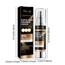 Hoygi 50ml Rapid Anti Wrinkle Cream Instant Remove Wrinkles Fine Line Moisturize Firming Face Hydrating Brightening Facial Cream - M & M Global