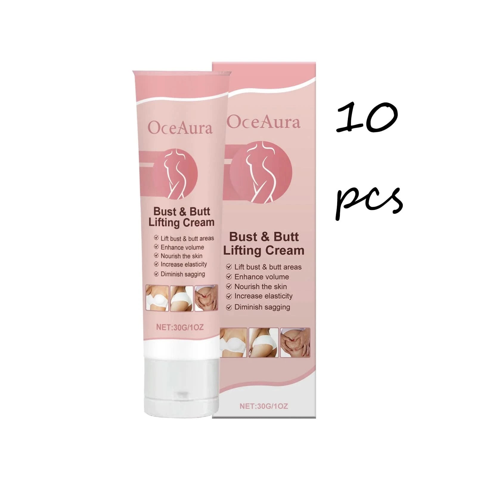 Oceaura Nourishing Body Cream Breast and Butt Care Firming Lifting Smoothing Skin Non-sticky Shaping Body Moisturizing Cream - M & M Global