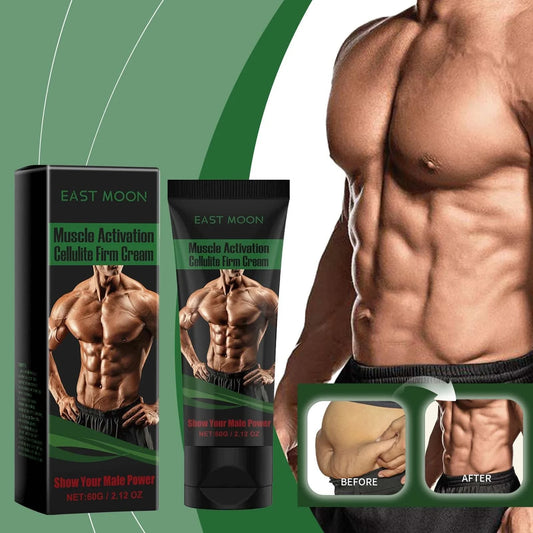 60g Muscle Activation Cream Men'S Sports Deep Moisturize Beauty Weight Loss Muscle Tightness High Intensity Fitness Shape Cream - M & M Global