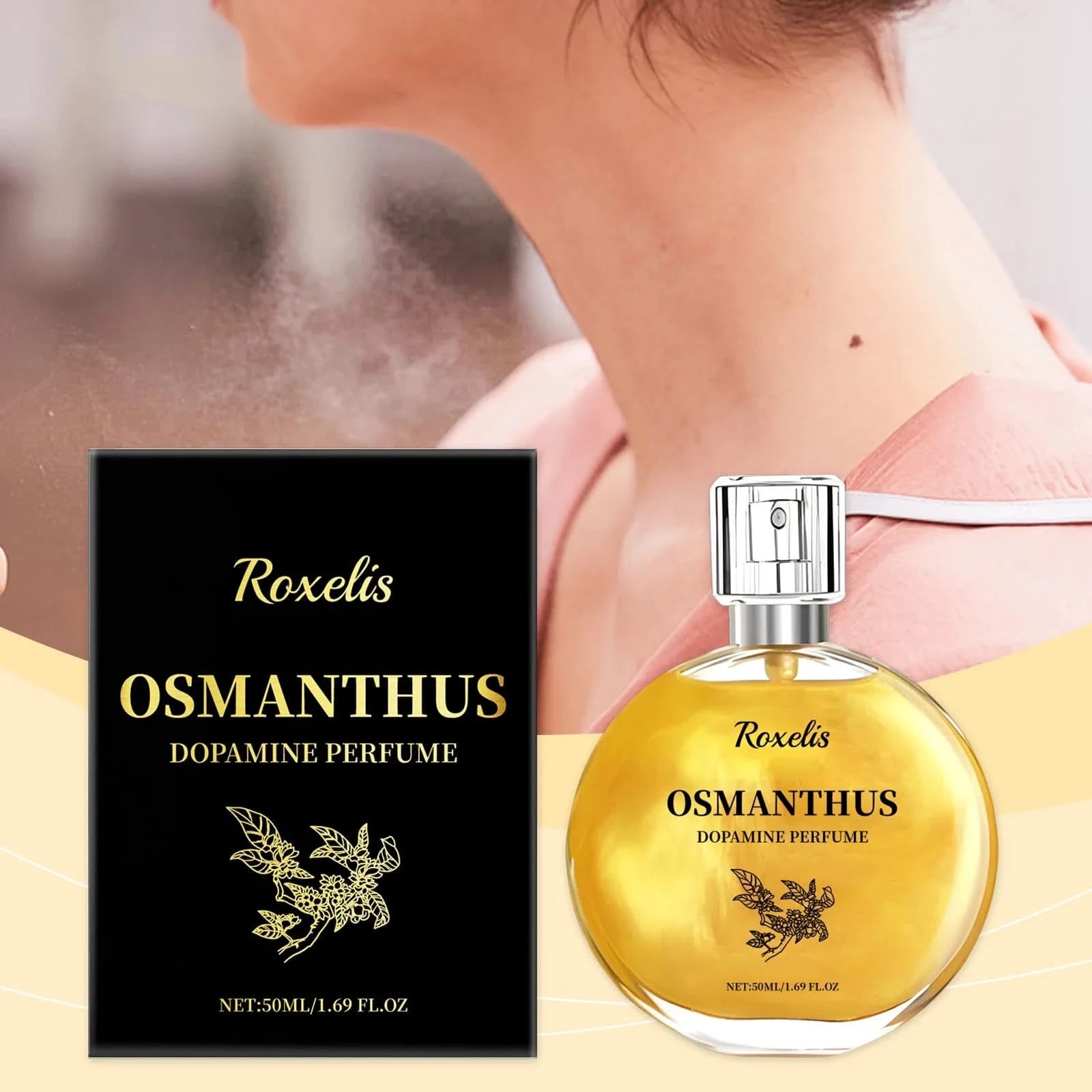 ROXELIS Osmanthus Perfume OSMANTHUS Eau de Parfum Pure Osmanthus Extracto para Restaurar el Sabor Osmanthus 1.7 fl oz - M & M Global