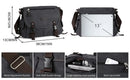 Messenger Bag for Men Retro Canvas Satchel Casual Briefcases Laptop Bag Fit 13Inch,Water Resistant Crossbody College Satchel Bag - M & M Global