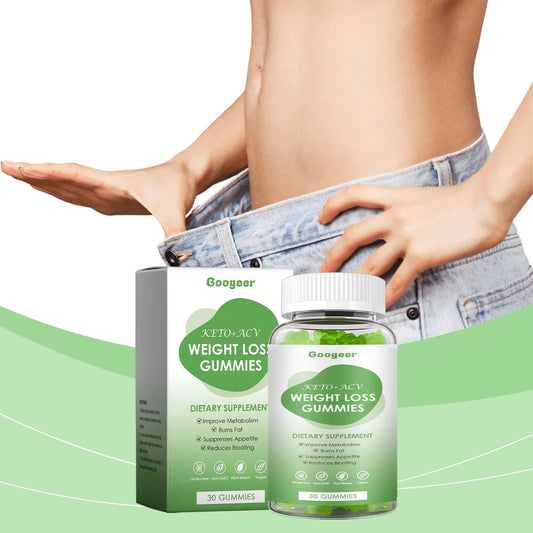Googeer 30pcs Slimming Body Gummies Fat Burner Energy Support Dietary Supplement Fruit Flavor Anti Cellulite Weight Loss Gummies - M & M Global