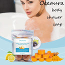 Oceaura Lemon Turmeric Soap Anti-oxidant Cleaning Dirts Improve Skin Texture Hydrating Brighten Skin Tone Body Bath Soap Bar - M & M Global