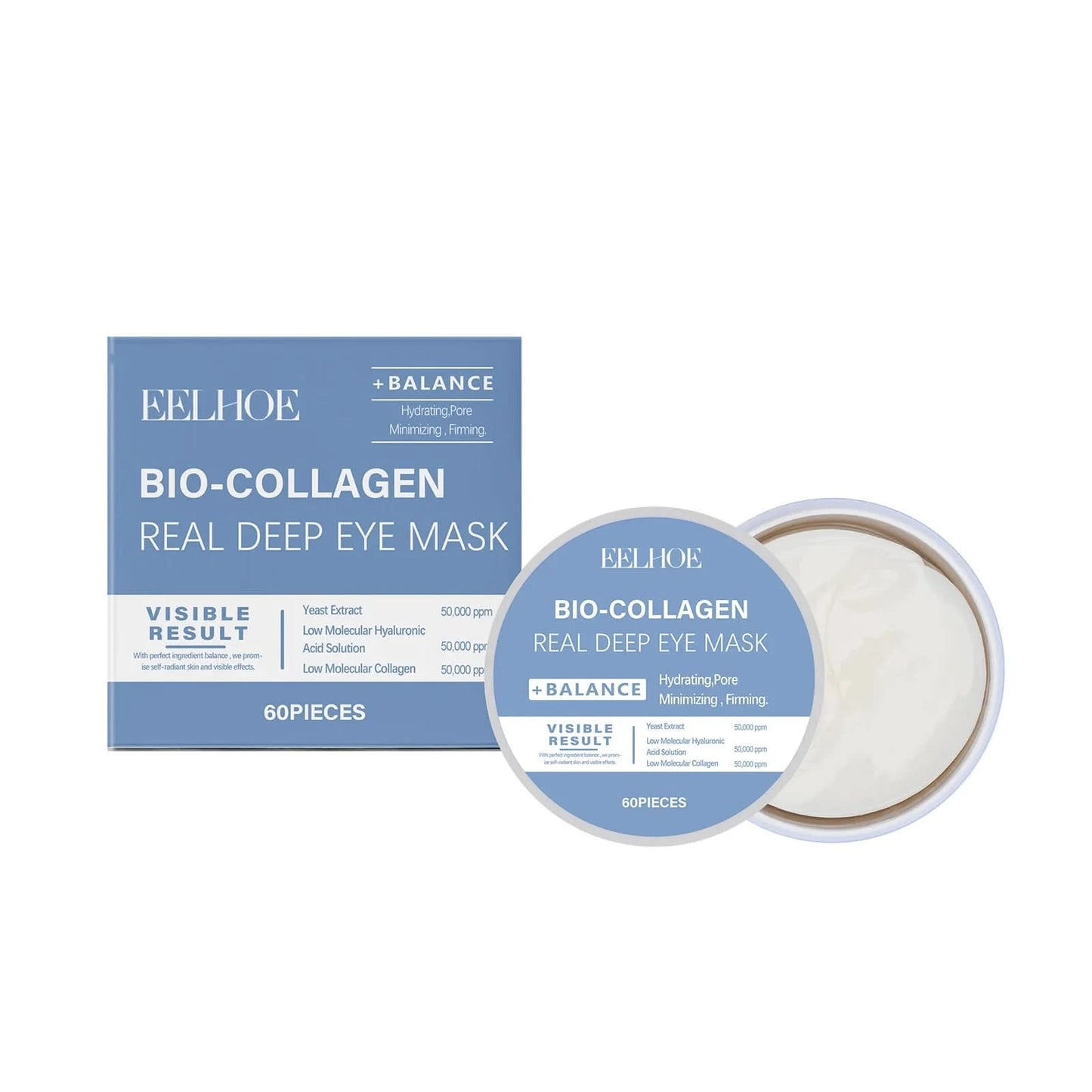 Eelhoe Collagen Eye Mask For Moisturizing And Hydrating The Skin Around The Eyes Moisturizing Patch For Skin Care And Eye Mask - M & M Global