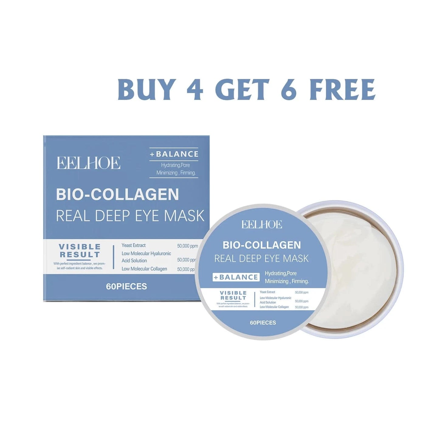 Eelhoe Collagen Eye Mask For Moisturizing And Hydrating The Skin Around The Eyes Moisturizing Patch For Skin Care And Eye Mask - M & M Global