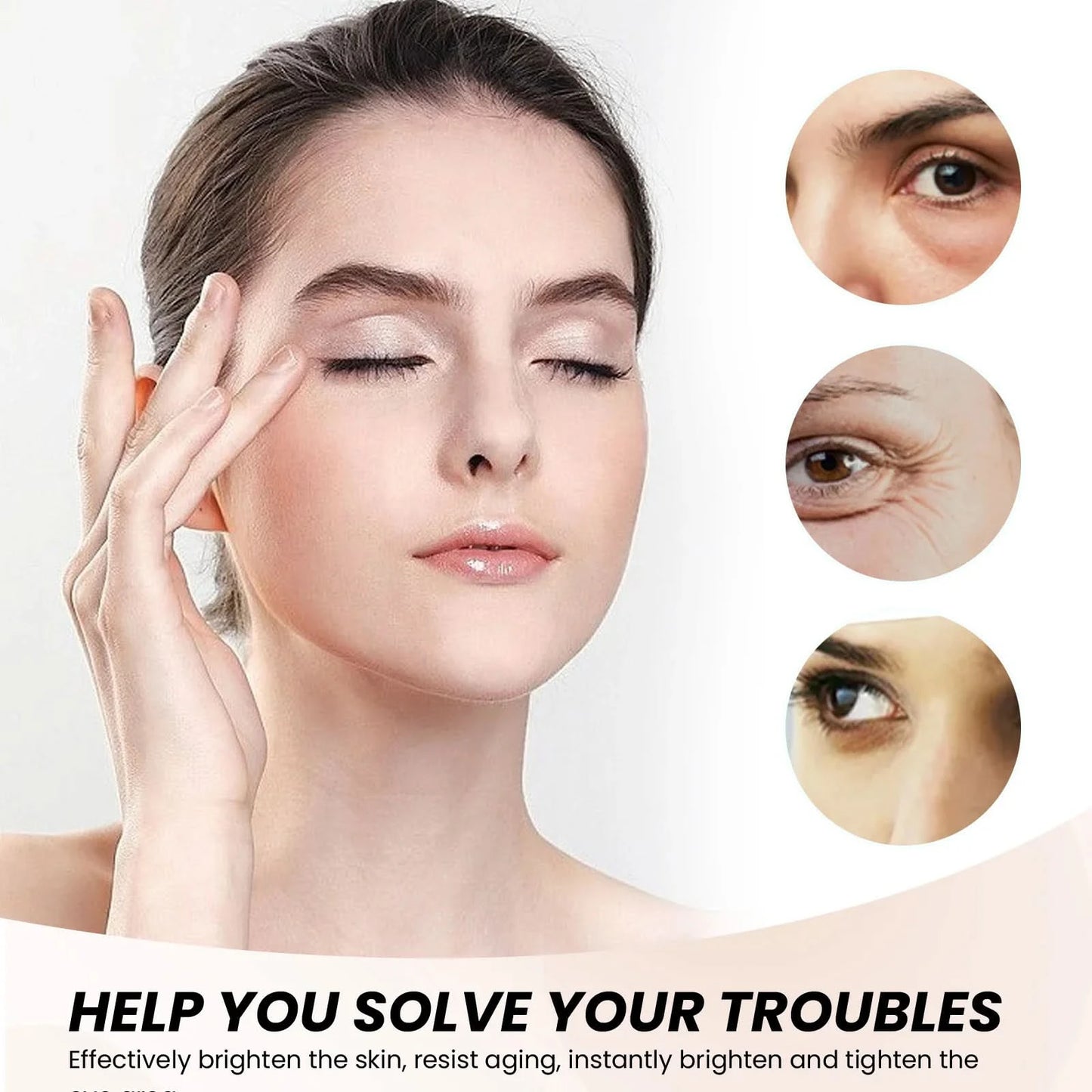West Month Anti-aging Eye Cream Fade Fine Line Reduce Under Eye Bags Remove Dark Circles Hydrating Firming Lifting Eye Cream - M & M Global