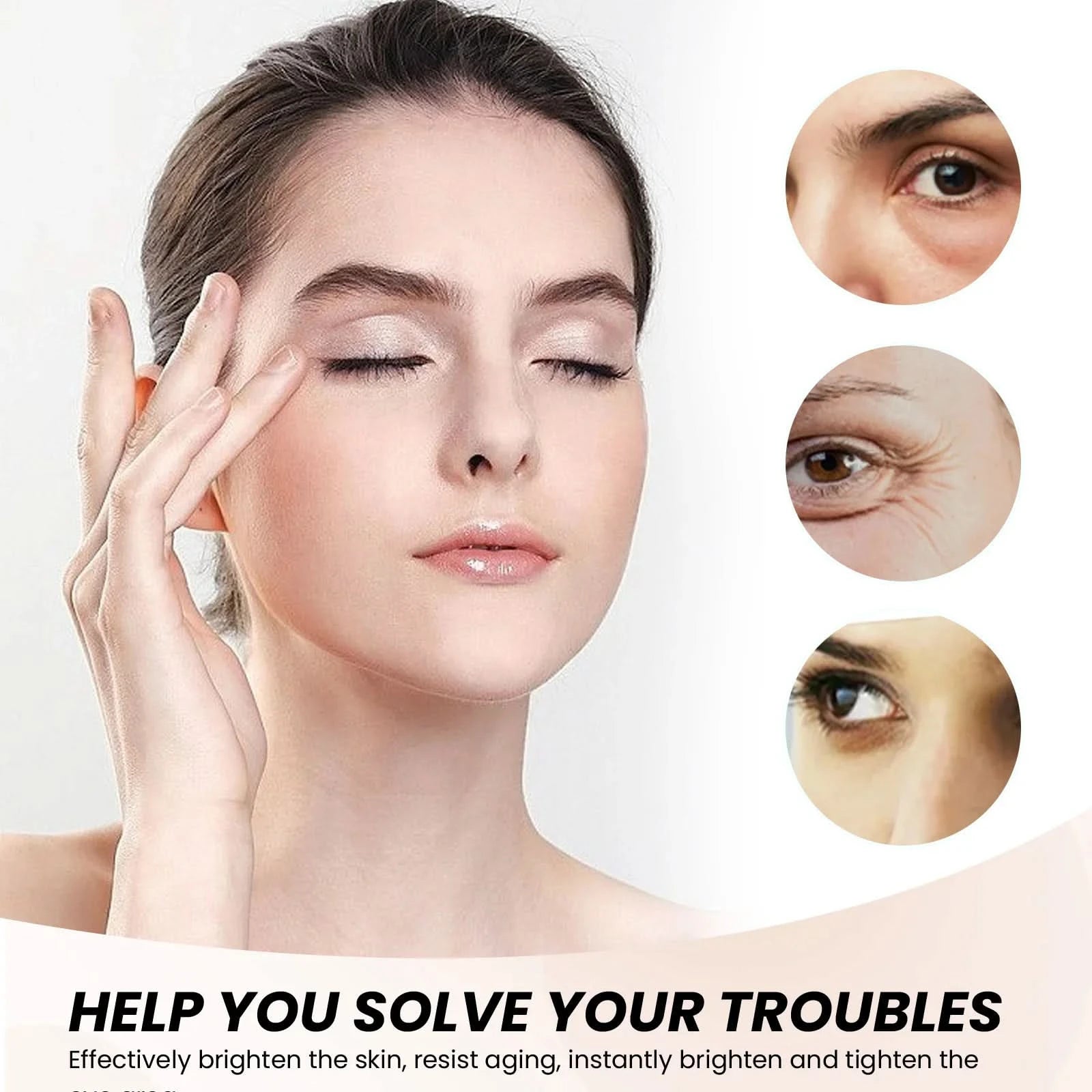West Month Anti-aging Eye Cream Fade Fine Line Reduce Under Eye Bags Remove Dark Circles Hydrating Firming Lifting Eye Cream - M & M Global