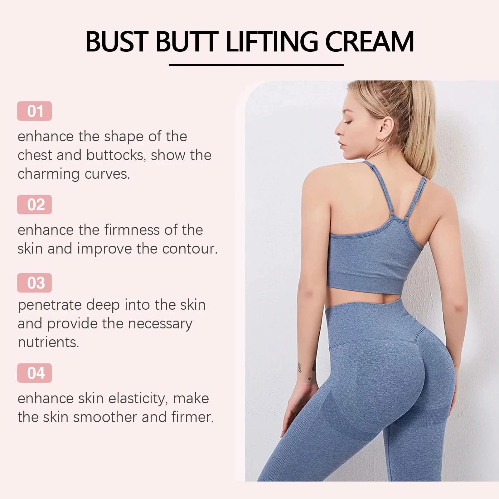 Oceaura Nourishing Body Cream Breast and Butt Care Firming Lifting Smoothing Skin Non-sticky Shaping Body Moisturizing Cream - M & M Global