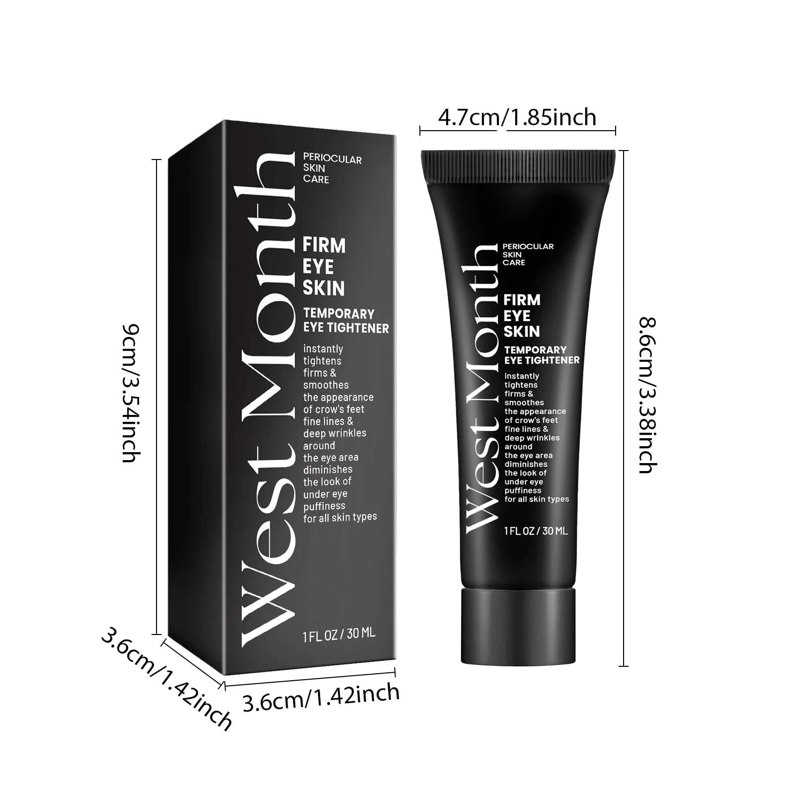 West Month Anti-aging Eye Cream Fade Fine Line Reduce Under Eye Bags Remove Dark Circles Hydrating Firming Lifting Eye Cream - M & M Global