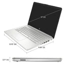 HP 14" Business Laptop,Intel Celeron N4120,16GB RAM,384GB Storage(128GB eMMC+256GB SD Card),1 Year Office 365