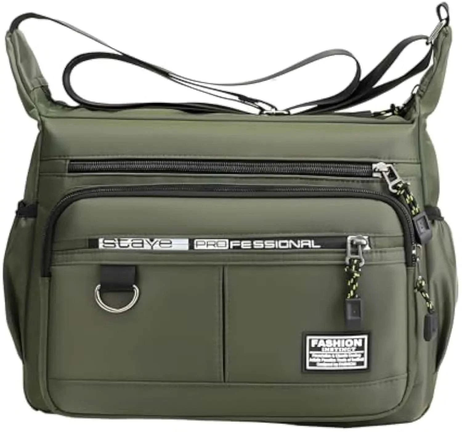 Design Oxford Shoulder Bag Large Capacity Men's Casual Multi-layer Pocket Fashion Single Shoulder Crossbody Luxury Messenger Bag - M & M Global