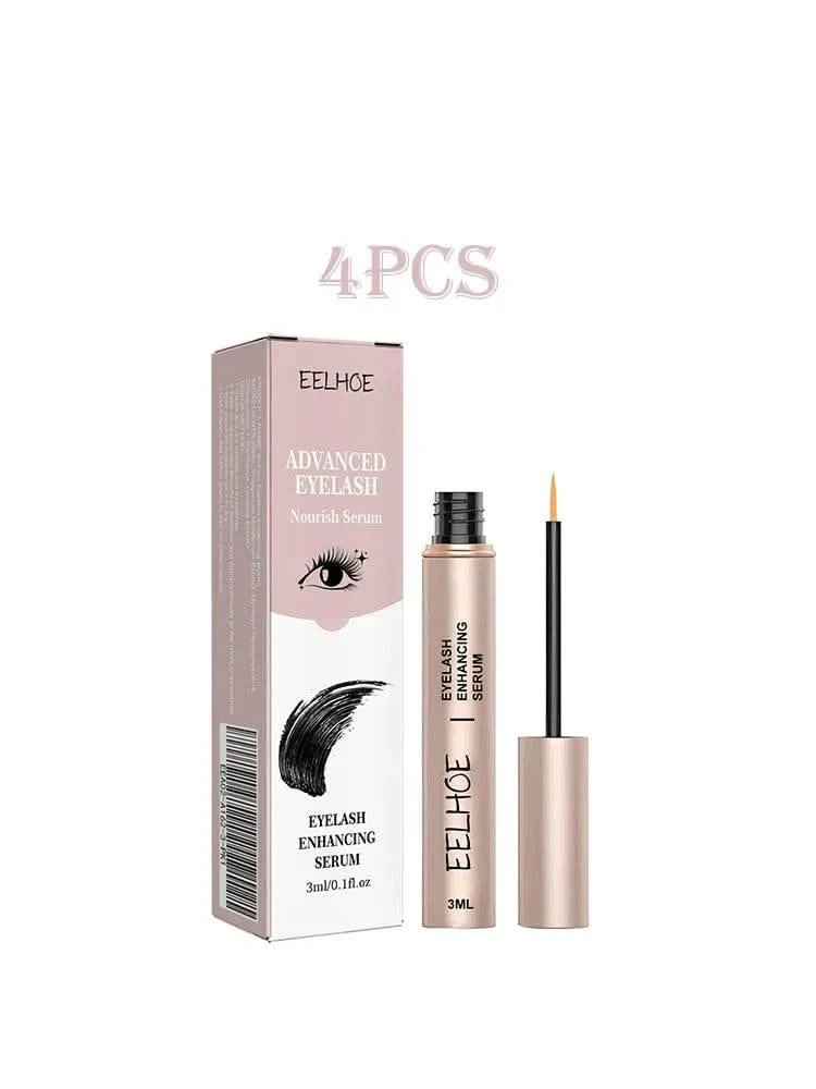 Eelhoe 3ml Eyelash Growth Serum Strengthen Eye Lash Curl Lengthening Makeup Enhancer Lash Eyebrow Fuller Thicken Eyelash Serum - M & M Global