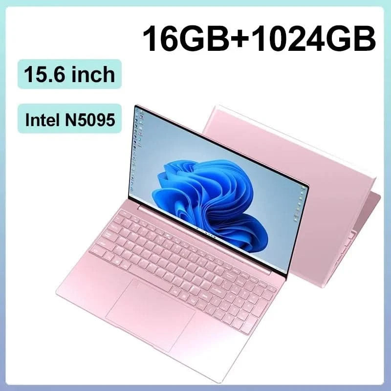 Notebook 15.6 inch  32GB Ram DDR4 2TB SSD Windows 11 10  Laptop Gamer Intel N5095  Office Computer Backlit Fingerprint