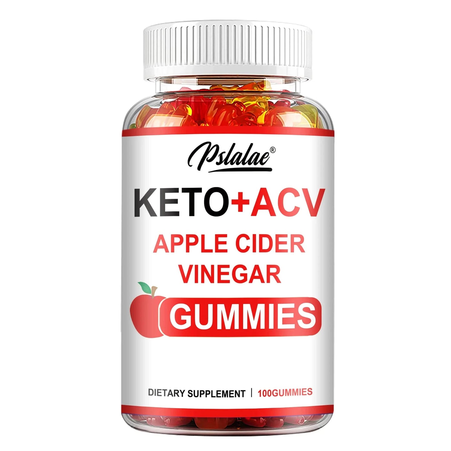 Keto + Acv Gummies - Healthy Weight Management, Accelerated Fat Burning, Whitening Skin - 100 Gummies - M & M Global