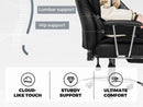 Big and Tall Gaming Chair with Pocket Spring Lumbar Support, Ergonomic Office Chair with Footrest